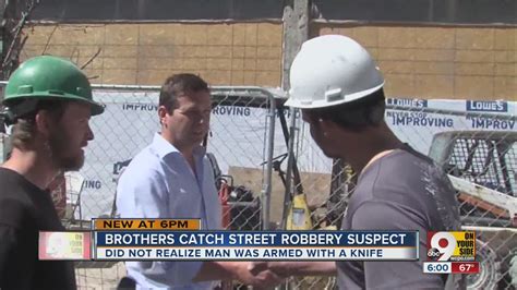 Brothers Answer Cry For Help Tackle Robbery Suspect Youtube