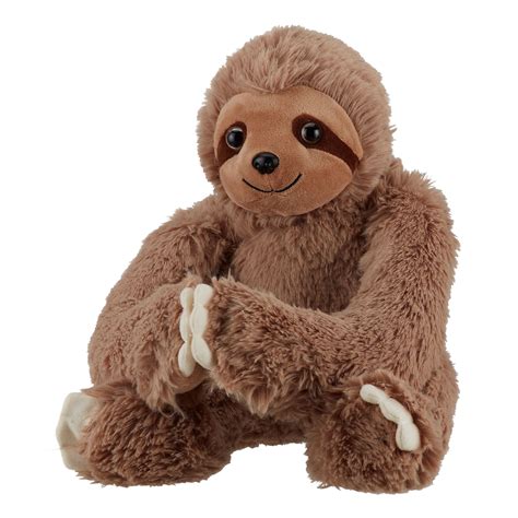Holiday Time 12 Plush Brown Sloth Stuffed Animal Toy