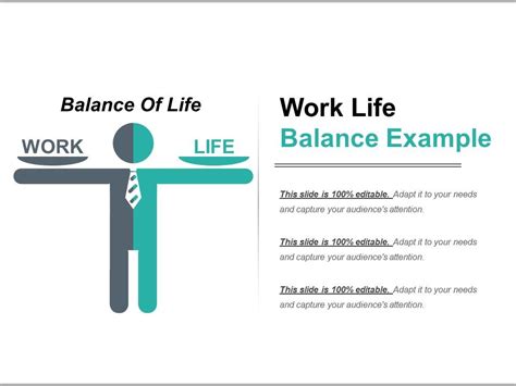 Work Life Balance Example Powerpoint Templates Graphics Presentation