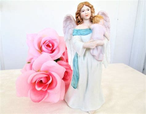 Maybe you would like to learn more about one of these? Vintage Homco Angel Holding Baby Home Interior Angel ...