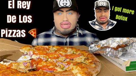 Big Guy Appetite Pizza Mukbang Youtube
