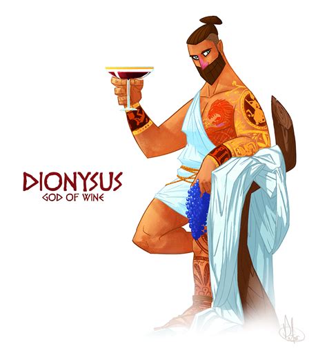 Dionysus God Of Wine Behance