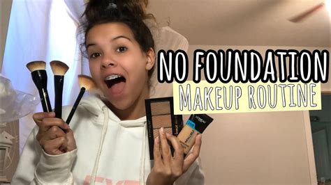 My Simple Natural No Foundation Makeup Routine Youtube