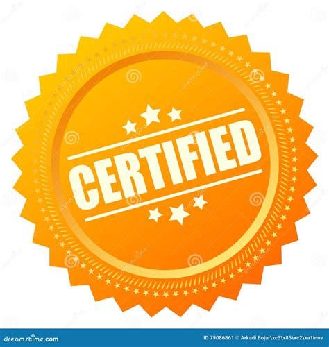 Icono Certificado Del Sello Del Oro Ilustración Del Vector