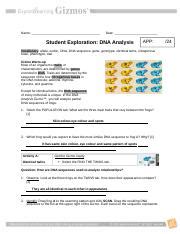 Key terms allele, dna profile, electrophoresis, flanking sequence, genetic fingerprint capillary electrophoresis is the standard technique in forensic analysis because of the speed and ease of answer key. Explore Learning Student Exploration Building Dna Answer ...