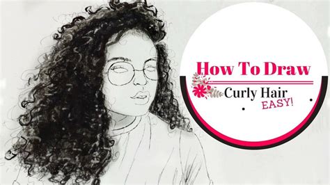 How To Draw Curly Hair Easy Tutorial How To Draw Hair Curly Hair