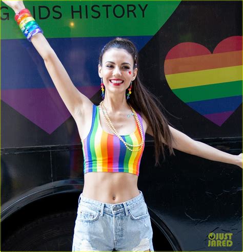 Full Sized Photo Of Victoria Justice Pride Month Nyc 04 Victoria Justice Celebrates Pride