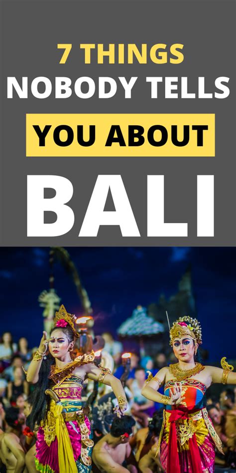 7 Things Nobody Tells You About Bali Indonesia Artofit