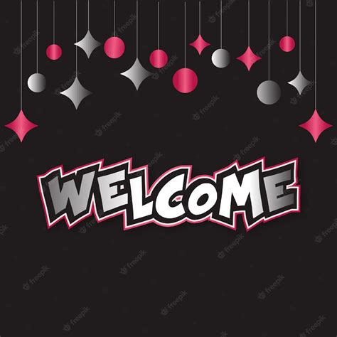 Premium Vector Colorful Welcome Illustration