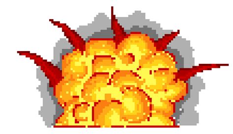 Explosion Pixel Art X Png Download Pngkit Sexiz Pix