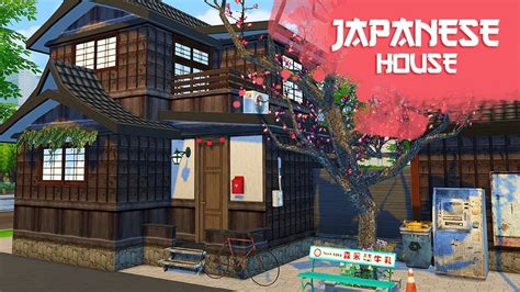Japanese House Sims 4 Speed Build Simsbiosis Youtube