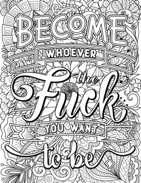 Funny Adult Coloring Page Etsy Free Adult Coloring Printables