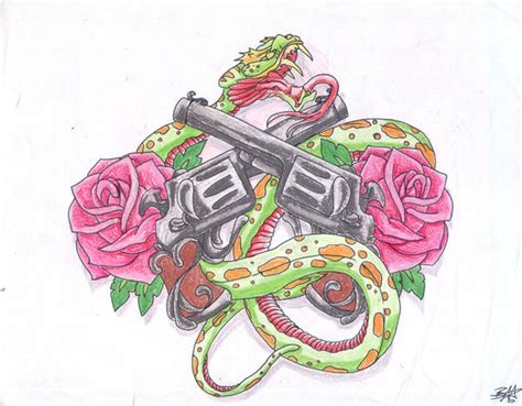 Snakes And Guns By Goblingrimm1 On Deviantart