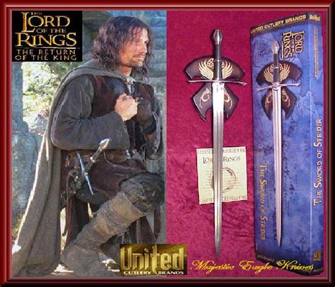 United Cutlery Uc1299 Lord Of The Rings Striders Aragorn Ranger Sword