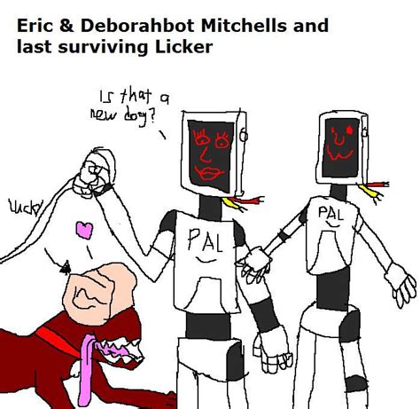 eric and deborahbot mitchells meet lucky licker by dinzydragon on