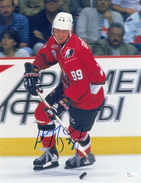 Wayne Gretzky Autographed 1987 Team Canada 8×10 Photo House Of Hockey