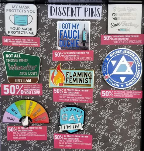 Dissent Pins Eventeny