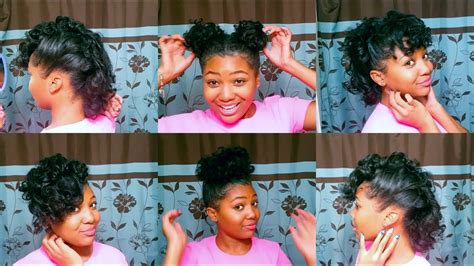 10 Quick And Easy Hairstyles For Relaxed Hair Youtube