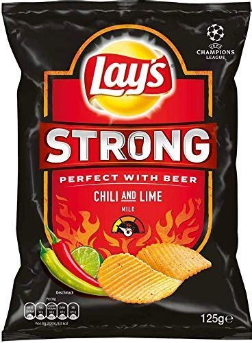 LAYS STRONG CHILLI LIME 130G