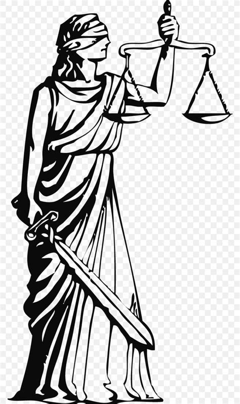Law Justice Clipart Symbol Scales Drawing Line Scale Clipartmag Sketch