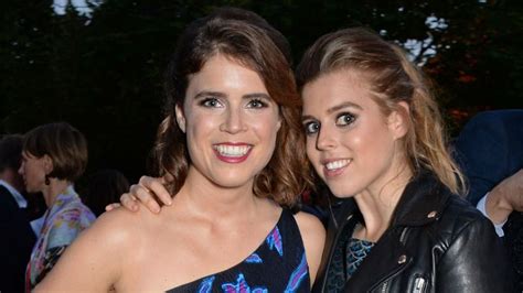 princess eugenie shares special moment with sister beatrice before royal wedding hello
