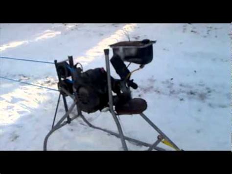This young boy was rescued by ski. Ski Lift 1.0 rope tow homemade - YouTube