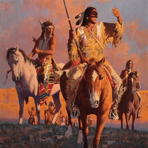 Comanche Ridge Native American Paintings Native American Art Native American Artwork