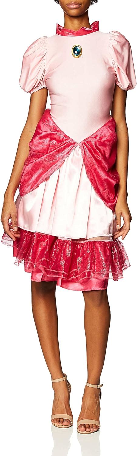 Disguise 73747 Ladies 12 14 Princess Peach Adult Costume Clothing Shoes And Jewelry