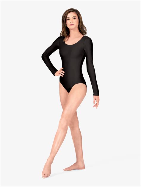 Womens Long Sleeve Dance Leotard Long Sleeves Theatricals D5103