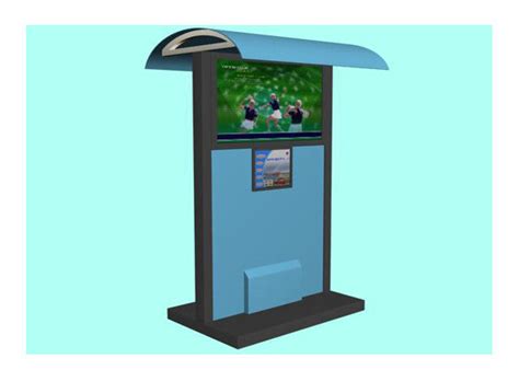 multimedia advertising waterproof kiosk lcd touch screen outdoor kiosks system with shelter