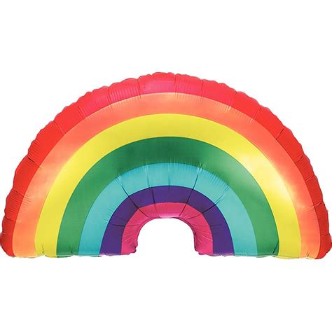 Rainbow Mylar Foil Balloon Party Decoration Xl 36 1 Super Party