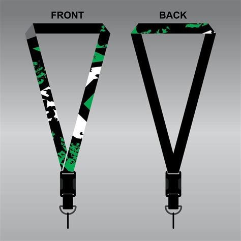Lanyard Template Design For Company Purposes And More 16109402 Vector