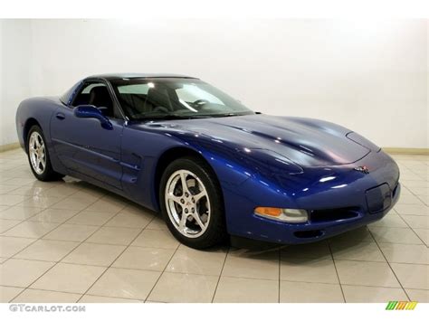 2002 Electron Blue Metallic Chevrolet Corvette Coupe 81455470 Photo 5