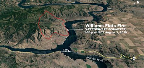 Williams Flats Fire Burns Thousands Of Acres Along Columbia River