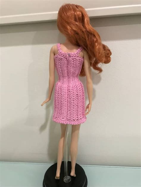 Make A Ridged Sundress For Barbie Free Crochet Pattern Feltmagnet