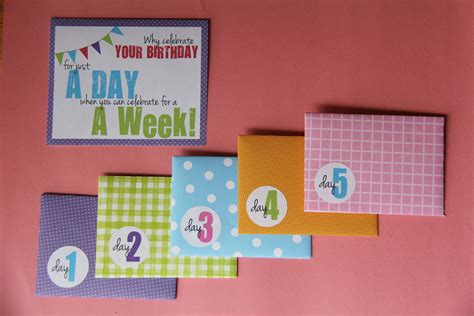 Save on gift or gifts. Sometimes Creative: Week Long Birthday Celebration