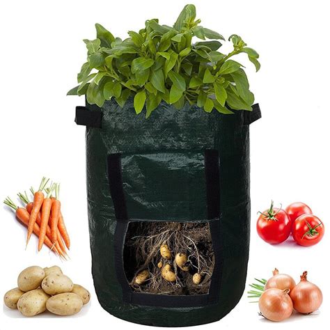 1pcs 14 Gallon Fabric Bags Potato Cultivation Pots Planters Vegetable