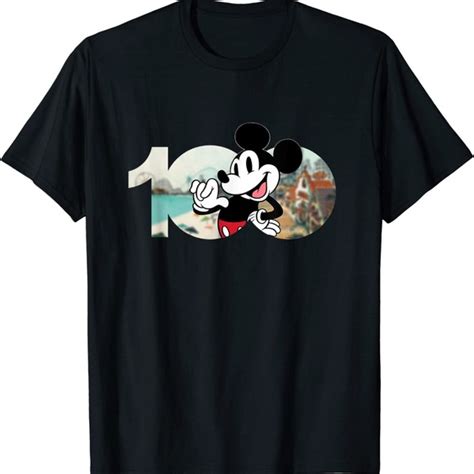 Tops Disney 10 Anniversary Mickey Mouse D100 Logo Poshmark