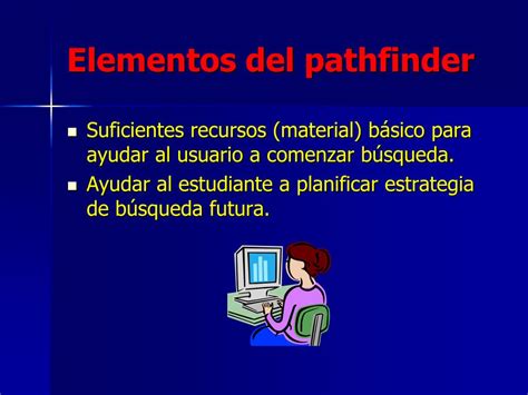 PPT Herramientas de Búsqueda Electronic Pathfinders PowerPoint