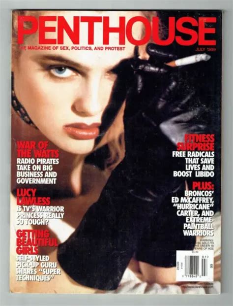 Penthouse Magazine July 1999 Melissa Ludwig Wcentrefold Verygood
