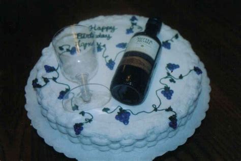 Wine Glass Cake