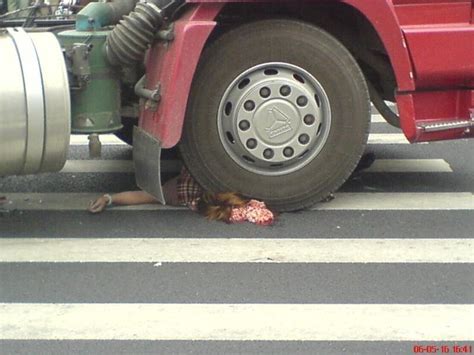 People Crushed Under The Wheels Of Vehicles