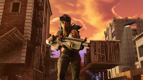 Renegade Raider Holding Heavy Sniper Fortnite Hd Games Wallpapers Hd