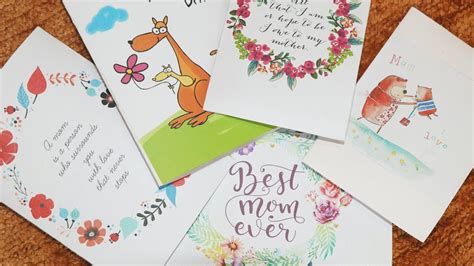 Greetings card for mother's day 2021. How to Make - Mother's Day Easy Greeting Card - Step by ...