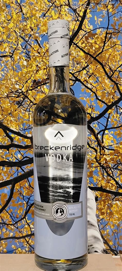 Breckenridge Vodka Sovereignty Wines