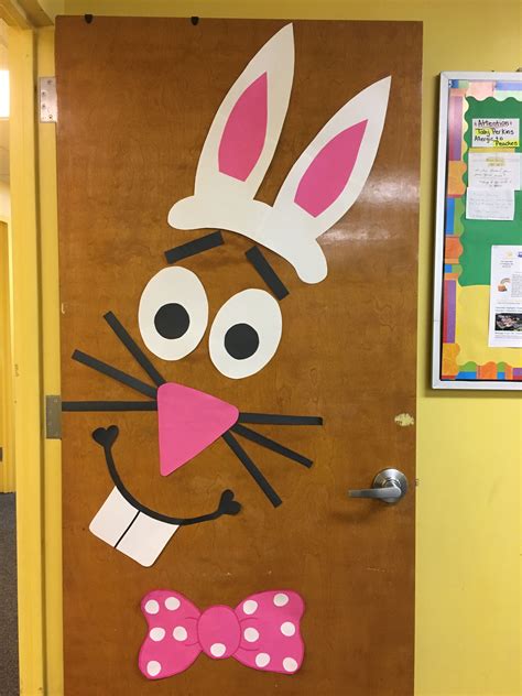 Bunny Easter Door Decorations Door Decorations Classroom School