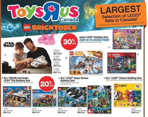 2019 Lego Bricktober At Toys R Us Canada October 3 9
