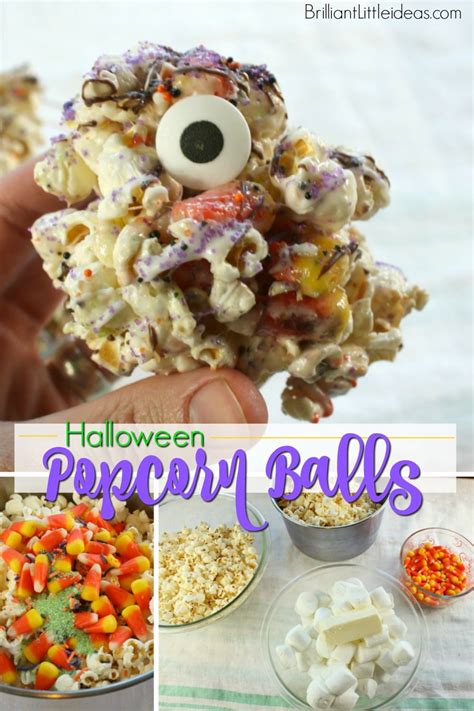 Halloween Popcorn Balls Brilliant Little Ideas