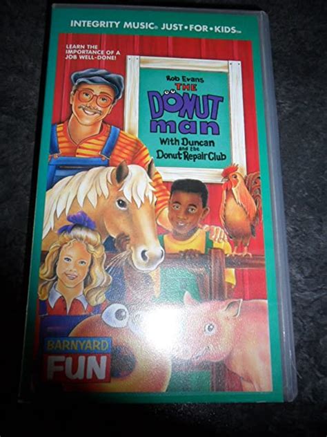 The Donut Man With Duncan And The Donut Repair Club Vhs Video Barnyard