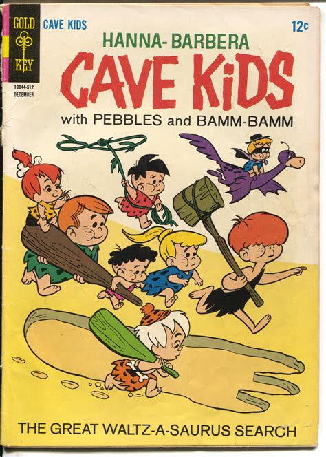 Cave Kids 11 1965 Gold Key Pebbles Bamm Bamm Hann Barbera Vg 1965